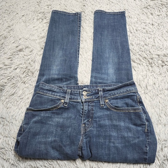 Levis 529 Jeans Womens Size 28x30 Curvy Skinny Leg Blue Denim Mid‎ Rise W28 L30 - Picture 3 of 15